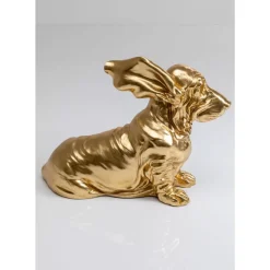 KARE Design Deko Figur Coiffed Dog Gold 52Cm- Deko & Geschenkartikel
