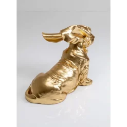 KARE Design Deko Figur Coiffed Dog Gold 52Cm- Deko & Geschenkartikel