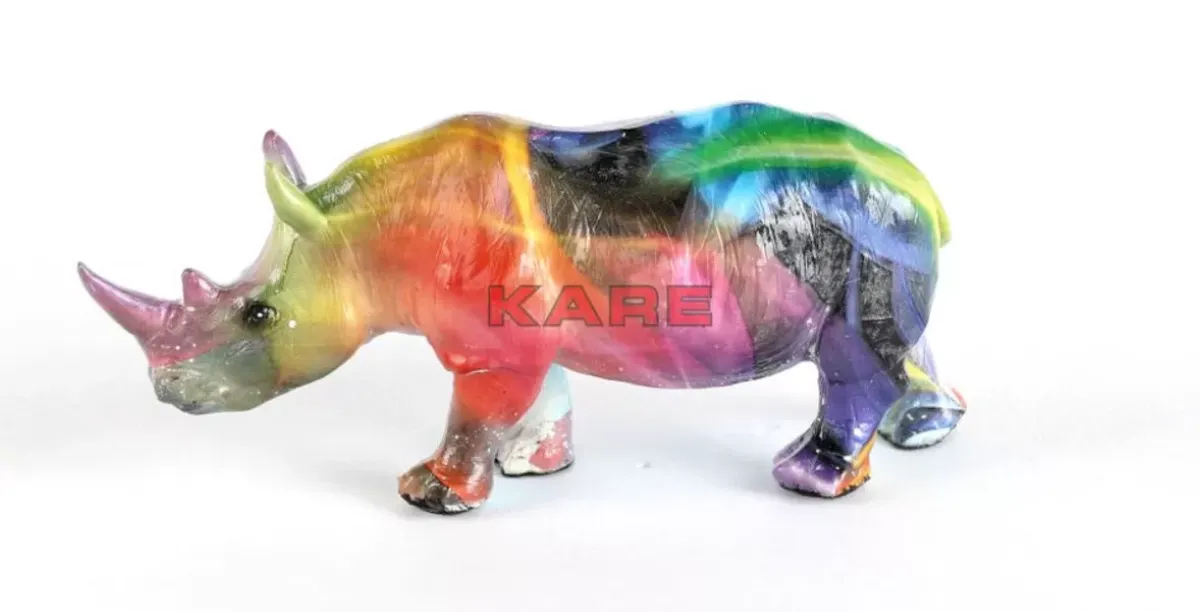 KARE Design Deko Figur Colored Rhino- Deko & Geschenkartikel