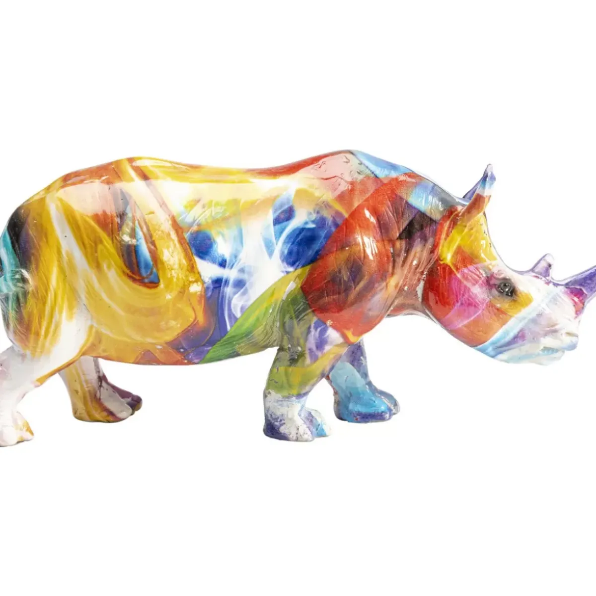 KARE Design Deko Figur Colored Rhino- Deko & Geschenkartikel