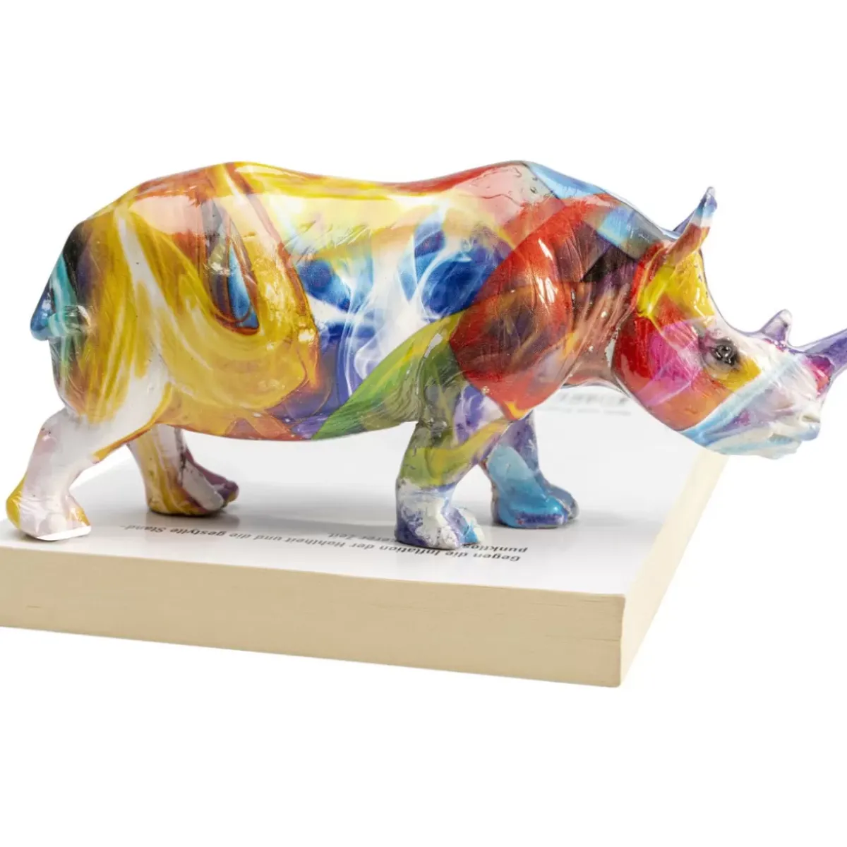 KARE Design Deko Figur Colored Rhino- Deko & Geschenkartikel