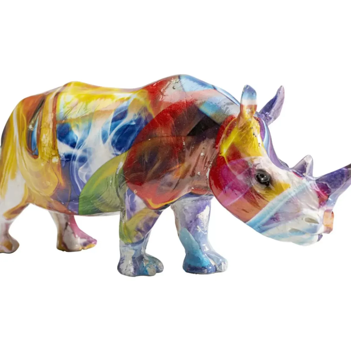 KARE Design Deko Figur Colored Rhino- Deko & Geschenkartikel