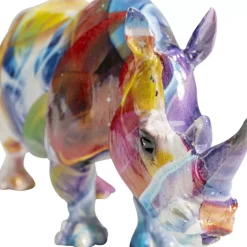 KARE Design Deko Figur Colored Rhino- Deko & Geschenkartikel