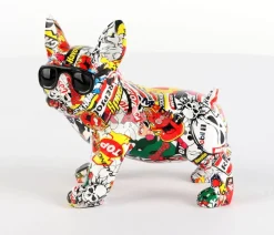 KARE Design Deko Figur Comic Dog Glasses- Deko & Geschenkartikel