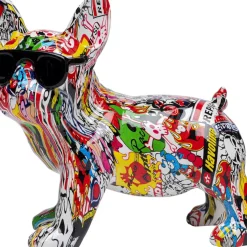 KARE Design Deko Figur Comic Dog Glasses- Deko & Geschenkartikel