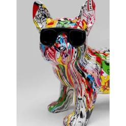 KARE Design Deko Figur Comic Dog Glasses- Deko & Geschenkartikel