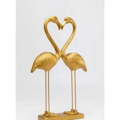 KARE Design Deko Figur Flamingo Love Gold 63Cm- Deko & Geschenkartikel