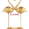 KARE Design Deko Figur Flamingo Love Gold 39Cm- Deko & Geschenkartikel