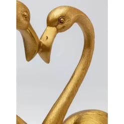 KARE Design Deko Figur Flamingo Love Gold 39Cm- Deko & Geschenkartikel