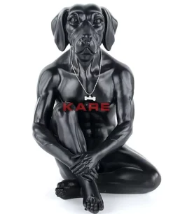 KARE Design Deko Figur Gangster Dog Black- Deko & Geschenkartikel