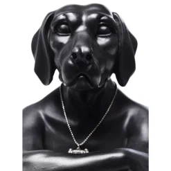 KARE Design Deko Figur Gangster Dog Black- Deko & Geschenkartikel