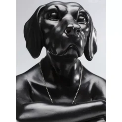KARE Design Deko Figur Gangster Dog Black- Deko & Geschenkartikel