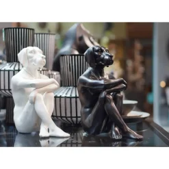 KARE Design Deko Figur Gangster Dog Cream- Deko & Geschenkartikel