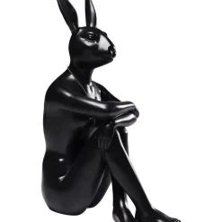 KARE Design Deko Figur Gangster Rabbit Schwarz- Deko & Geschenkartikel