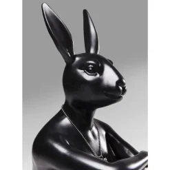 KARE Design Deko Figur Gangster Rabbit Schwarz- Deko & Geschenkartikel