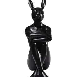 KARE Design Deko Figur Gangster Rabbit Schwarz- Deko & Geschenkartikel