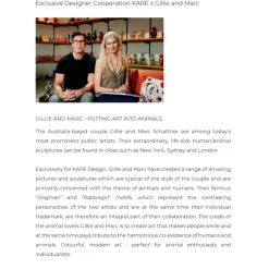 KARE Design Deko Figur Gangster Rabbit Schwarz- Deko & Geschenkartikel