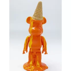 KARE Design Deko Figur Gelato Bear Orange 40Cm- Deko & Geschenkartikel