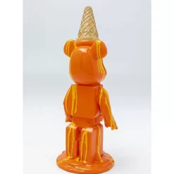 KARE Design Deko Figur Gelato Bear Orange 40Cm- Deko & Geschenkartikel