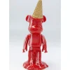 KARE Design Deko Figur Gelato Bear Rot 40Cm- Deko & Geschenkartikel