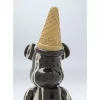 KARE Design Deko Figur Gelato Bear Schwarz 40Cm- Deko & Geschenkartikel