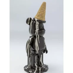 KARE Design Deko Figur Gelato Bear Schwarz 40Cm- Deko & Geschenkartikel