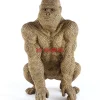 KARE Design Deko Figur Gorilla Gold 80Cm- Deko & Geschenkartikel