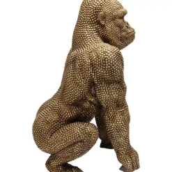 KARE Design Deko Figur Gorilla Gold 80Cm- Deko & Geschenkartikel