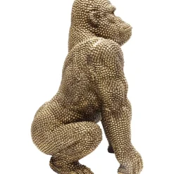 KARE Design Deko Figur Gorilla Gold 46Cm- Deko & Geschenkartikel