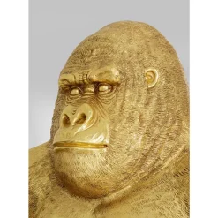 KARE Design Deko Figur Gorilla Gold Xl 180- Deko & Geschenkartikel
