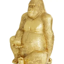 KARE Design Deko Figur Gorilla Gold Xl 180- Deko & Geschenkartikel