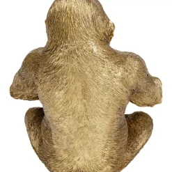 KARE Design Deko Figur Gorilla Holding Bowl Gold- Deko & Geschenkartikel