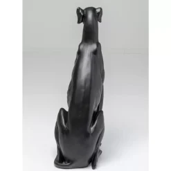 KARE Design Deko Figur Greyhound Bruno Schwarz Matt 80Cm- Deko & Geschenkartikel