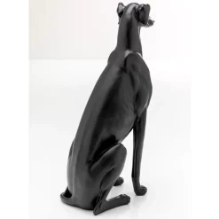 KARE Design Deko Figur Greyhound Bruno Schwarz Matt 80Cm- Deko & Geschenkartikel