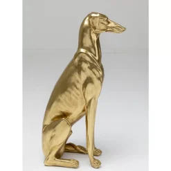 KARE Design Deko Figur Greyhound Bruno Gold 80Cm- Deko & Geschenkartikel