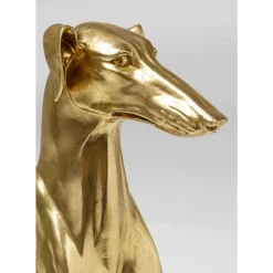 KARE Design Deko Figur Greyhound Bruno Gold 80Cm- Deko & Geschenkartikel