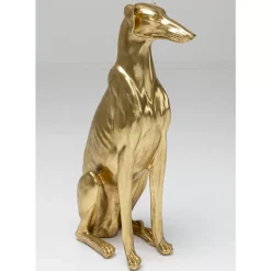 KARE Design Deko Figur Greyhound Bruno Gold 80Cm- Deko & Geschenkartikel