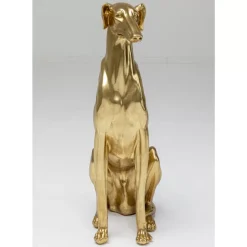 KARE Design Deko Figur Greyhound Bruno Gold 80Cm- Deko & Geschenkartikel