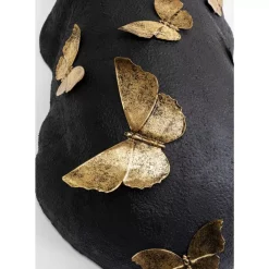 KARE Design Deko Figur Hippo Butterflies 35Cm- Deko & Geschenkartikel