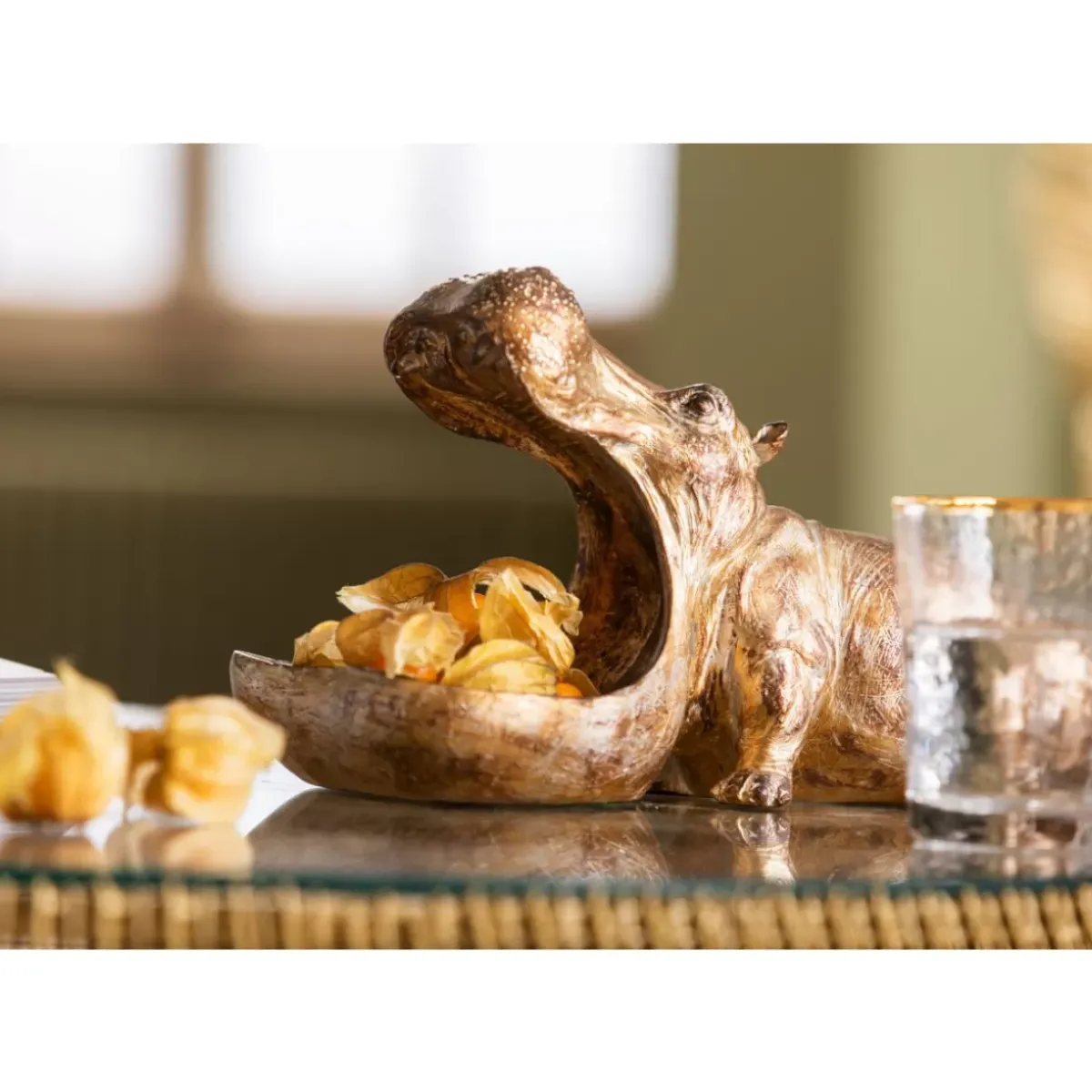 KARE Design Deko Figur Hungry Hippo- Deko & Geschenkartikel