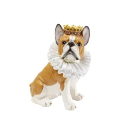 KARE Design Deko Figur King Dog Braun 29Cm- Deko & Geschenkartikel
