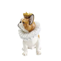 KARE Design Deko Figur King Dog Braun 29Cm- Deko & Geschenkartikel