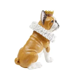 KARE Design Deko Figur King Dog Braun 29Cm- Deko & Geschenkartikel
