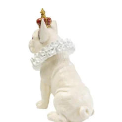 KARE Design Deko Figur King Dog Weis 33Cm- Deko & Geschenkartikel