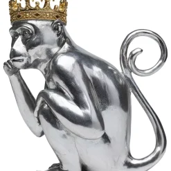 KARE Design Deko Figur King Lui Silber 35- Deko & Geschenkartikel