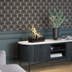 KARE Design Deko Figur Lion On Marble 34Cm- Deko & Geschenkartikel