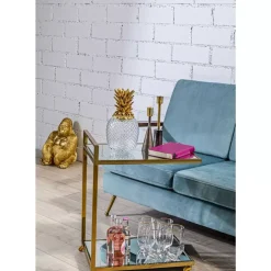 KARE Design Deko Figur Monkey Gorilla Side Medium Gold- Deko & Geschenkartikel