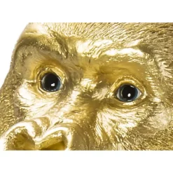 KARE Design Deko Figur Monkey Gorilla Side Medium Gold- Deko & Geschenkartikel