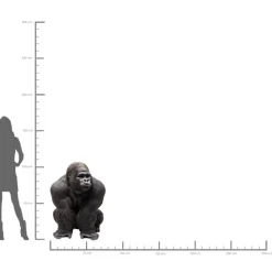KARE Design Deko Figur Monkey Gorilla Front Xxl- Deko & Geschenkartikel