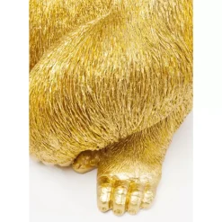 KARE Design Deko Figur Monkey Gorilla Side Xl Gold- Deko & Geschenkartikel